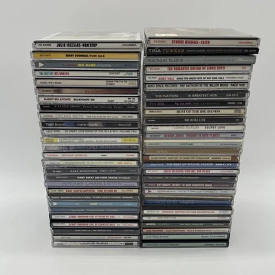 Lot of 53 Assorted CDs Bundle Mix of Genres 50ss 60s 70s 80s 90s 00s Misc. - Image 1 of 4