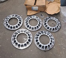 4 Nos 1974-1985 Vw Rabbit Golf Jetta 13 Wheel Trim Ring Hubcaps 321.601.155.