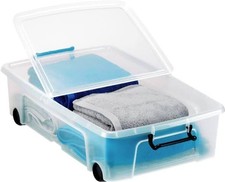Image of Strata smart Clear Plastic Storage Boxes /Choose Yours