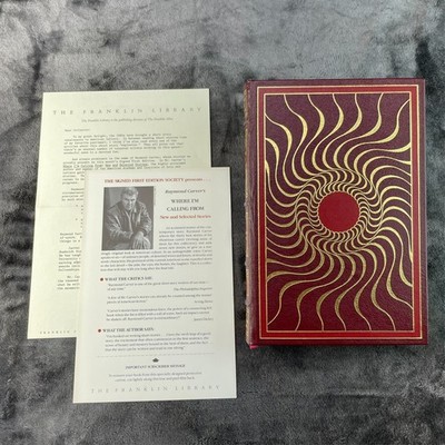 Where Im Calling From Raymond Carver Signed Franklin Library Limited Edition