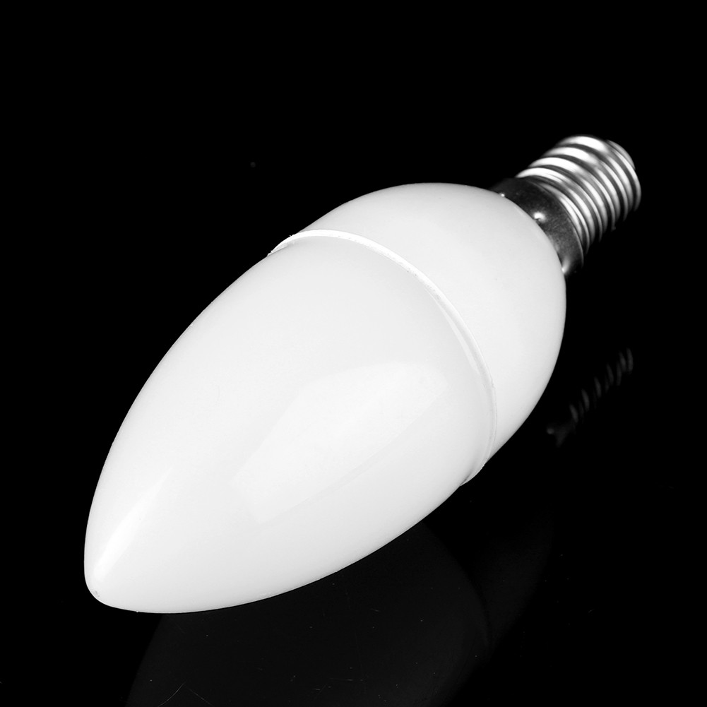 E14 LED Candle Bulb 3W Crystal Chandelier AC220V (Bubble Warm White)