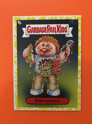 2021 garbage pail kids food fight Yellow Dan Opener 12a