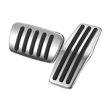 X AUTOHAUX 2pcs Brake Pedal Pad Gas Accelerator Pedal Cover for Buick Lacrosse 