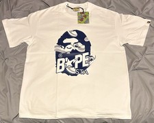 A Bathing Ape BAPE STA White T-Shirt, Size L