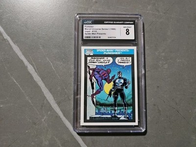 Punisher Marvel Universe Series 1 1990 #155 CGC 8
