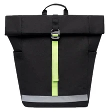 Lefrik Unisex Lars Roll Ripstop Backpack - Black Lime