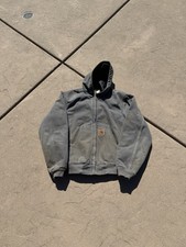 Carhartt J06 CMT Quilt Lined Hooded Jacket, Size Medium