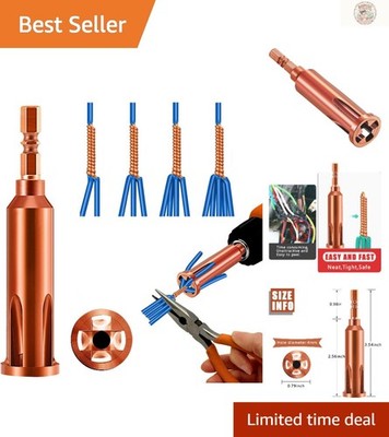 Universal Wire Twister and Stripper for Enhanced Electrical Work Efficiency