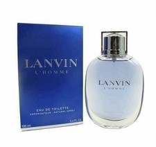 LANVIN LHOMME 3.4 oz EDT eau de toilette Spra...