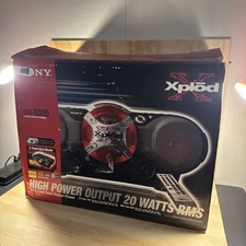 Sony Xplod CFD-G505 Mega Bass AM FM Radio CD Cassette Boom Box  It Works READ