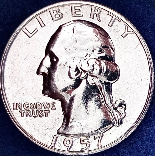 1957 Washington Silver Quarter Ch Proof