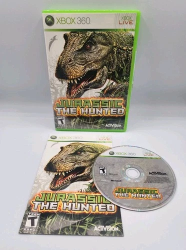 Jurassic: The Hunted (Microsoft Xbox 360) Complete W Manaul - Very Clean Tested
