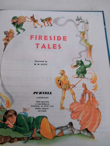Fireside Tales Book M W Scutt Purnell Vintage 1960s Childrens Book - Picture 2 of 5