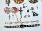 vintage costume jewelry lot all wearable