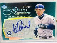 2003 UD ULTIMATE COLLECTION SIGNATURES ICHIRO SUZUKI AUTO 175/199 SP HOF RARE