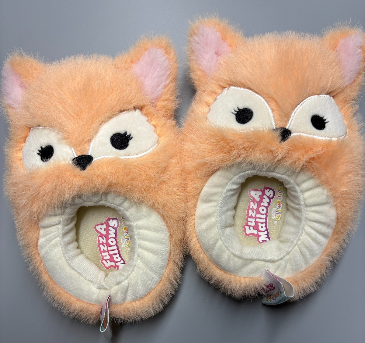 FuzzAMallows Toddler Slippers Sz 9-10 House Shoes Pace Fennec Fox Squishmallow-image