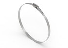 TEGER 70-90 W2 screw clamp band stainless steel 25 pieces