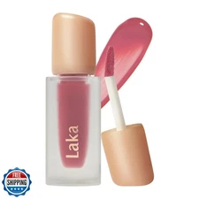 Laka Fruity Glam Tint, 4.5g/0.15 oz., Glowing Lip Stain with Wide Color Spect