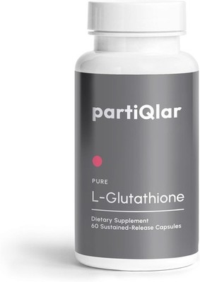 partiQlar L-Glutathione 500mg , Detox & Antioxidant Support - 60 Capsules partiQlar L-Glutathione 500mg , Detox & Antioxidant Support - 60 Capsules