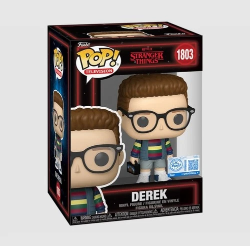 Funko Pop Stranger Things Derek Turnbow Exclusive #1803 +Protector PreSale