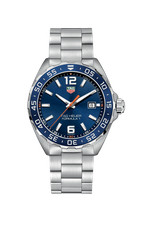 TAG Heuer WAZ1010.BA0842 Men's Formula 1 Steel - Blue Dial Watch, 43mm Case
