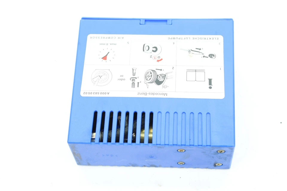 MERCEDES R170 SLK230 SLK320 1997-2004 NEUMÁTICO DE REPUESTO COMPRESOR DE AIRE BOMBA MOTOR OEM Foto 2 de 4