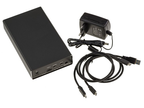 Boitier aluminium USB pour disque HDD SATA 2.5 3.5 et SSD M2 NVMe - CLONAGE - Photo 3/3