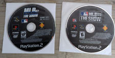 MLB The Show 2 Game Disk Only Lot 07 Demo Disk & 09 PS2 Sony PlayStation 2