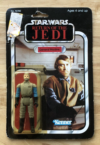 VINTAGE 1983 STAR WARS GENERAL MADINE RETURN OF THE JEDI ACTION FIGURE CARD - Picture 1 of 12