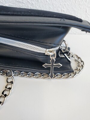 Spirit Halloween Coffin Shaped Clutch Crossbody Bag Purse  display picture 1