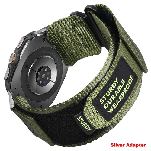 Nylon Strap for Samsung Galaxy Watch 7 Ultra 47mm Loop Band Camouflage Wristband - Zdjęcie 13 z 28