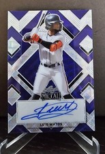 2022 Leaf Metal Auto Luis Matos Purple Wave 1/6 Giants 🔥