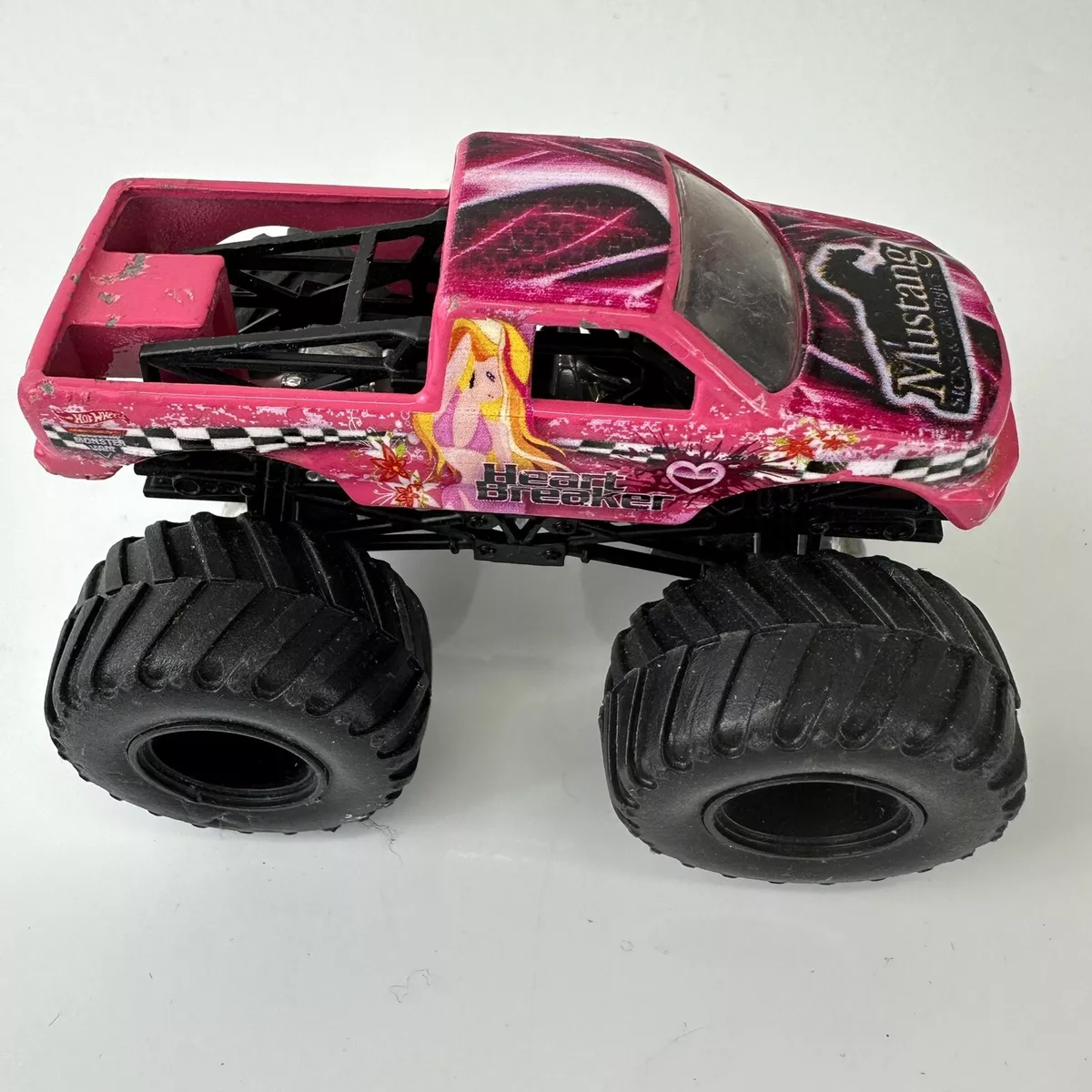 Hot Wheels Monster Jam Truck 1 64 Rare Diecast Metal Heart Breaker