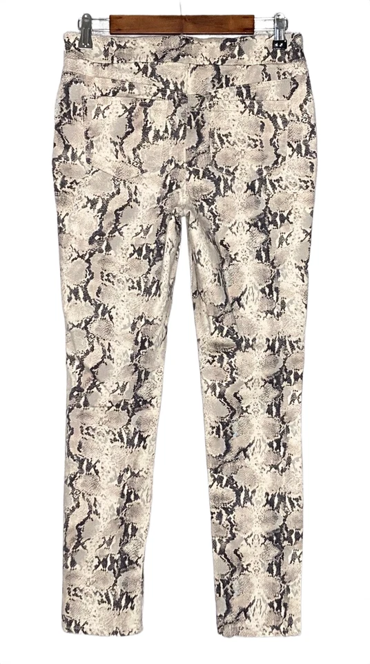 Chico's Mujer Animal Print Flaco Pull On Jegging Talla 0 = 4 Elástico Multicolor Foto 3 de 4