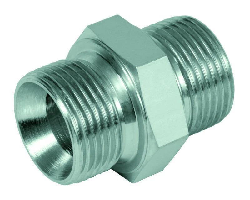 MARKENLOS Raccordo idraulico dritto doppio nipplo pollici BSP da G 1/8" a G 2 1/2"