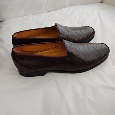MEZLAN 1968 Mens Size 8M Ostrich Loafers Shoes | eBay display picture 1