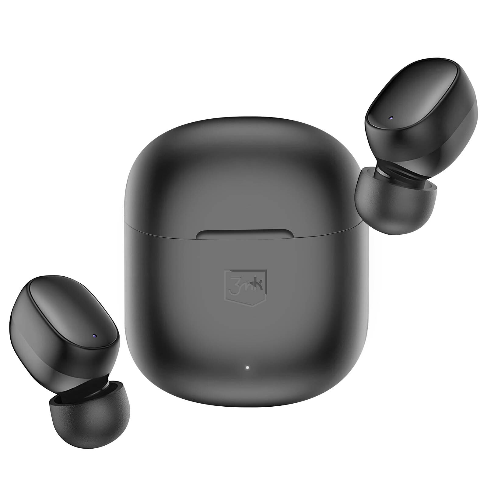 Thumbnail - 3mk, Ultrakompakte Kabellose Bluetooth In-ear Kopfhörer, Schwarz