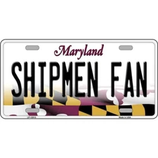 MINI Size 4"x2.2" License Plate Metal Sign for Home Shipmen Fan Novelty