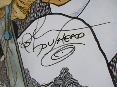 Metallica Damaged Justice 1989 Japan Tour Signed Promo