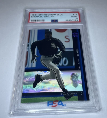 1994 SP Holoview Blue Michael Jordan PSA 9 #16 MINT GOAT