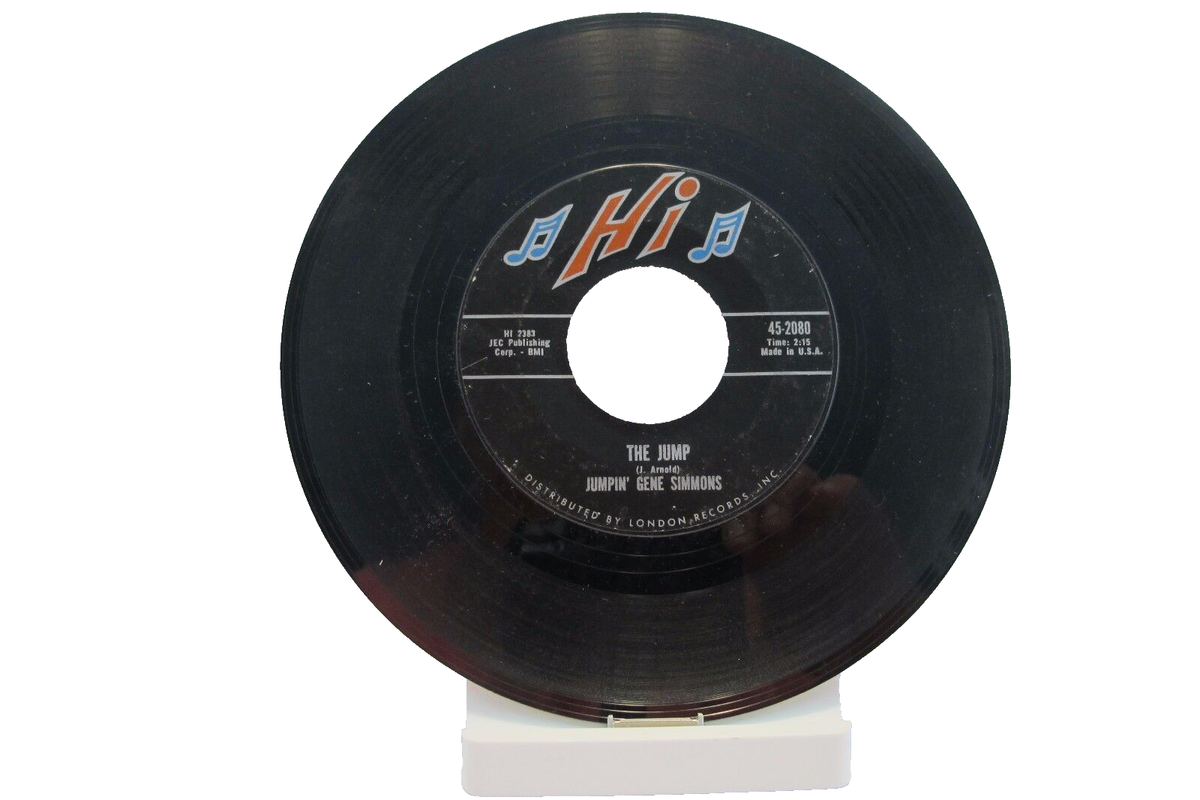 45 RECORD - JUMPIN' GENE SIMMONS - THE JUMP | eBay