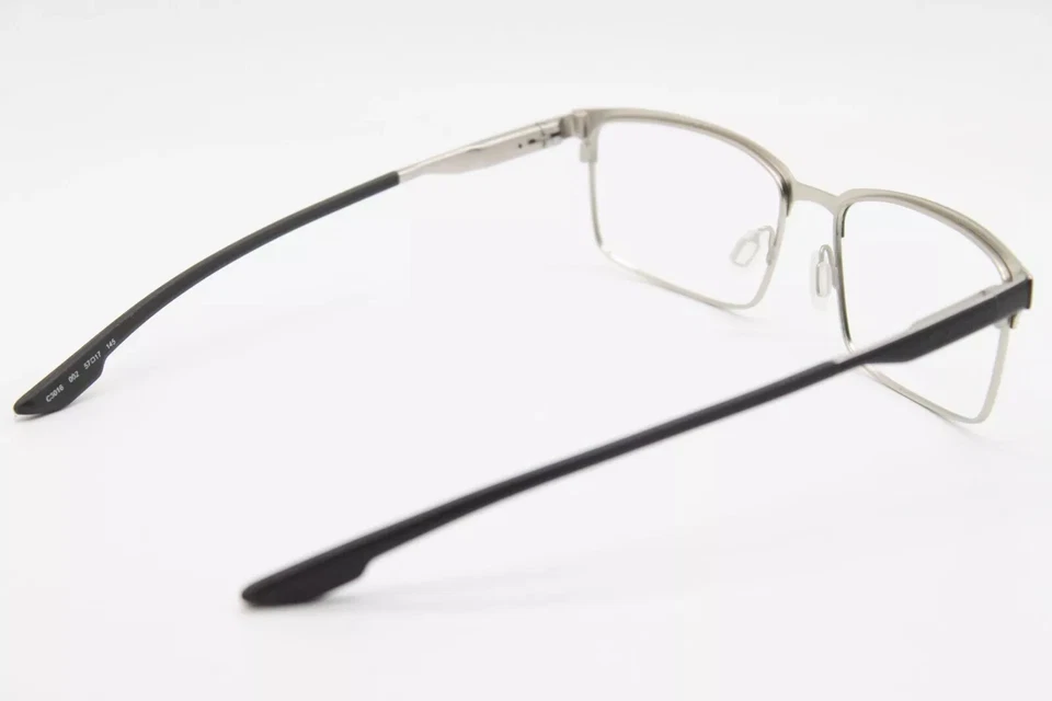 MARCOS DE GAFAS PARA HOMBRE COLOMBIA C3016 002 NEGRO PLATA 59-17-150 Foto 3 de 4