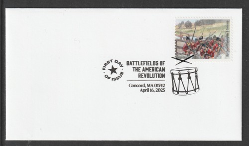 US 5977 Battlefields of the American Revolution (set of 15) BWP FDC 2025 - Picture 4 of 17