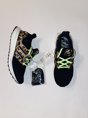 Adidas Ultraboost DNA Black Leopard  Athletic Shoe FZ2731 Men s 5.5/Womens 6.5