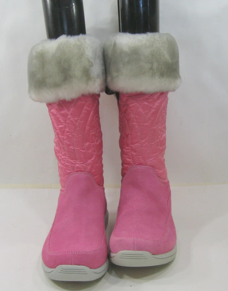 Nuevo ROSA Timberland Gamuza Pull Up Botas Niña Talla 13 C Foto 2 de 4