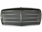 Chrome Frame + Mesh Front Grille For Mercedes W126 S-Class 300SE 380SEL 420SEL