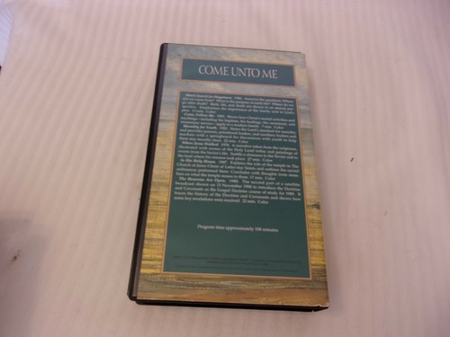 Come Unto Me, Come, Follow Me Latter-Day Saints (VHS 1990) Hard Case - Picture 2 of 3