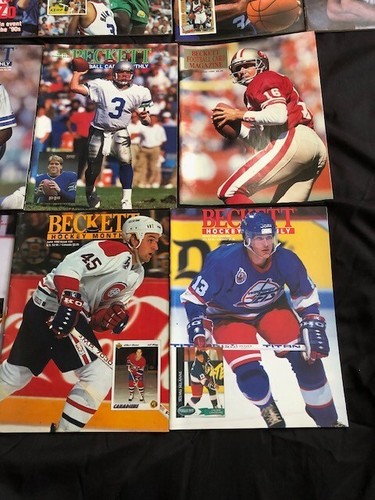 (11 total) BECKETT price guides (5) NBA, (3) FB, (3) NHL inc Shaq, Montana LOOK - Picture 10 of 14