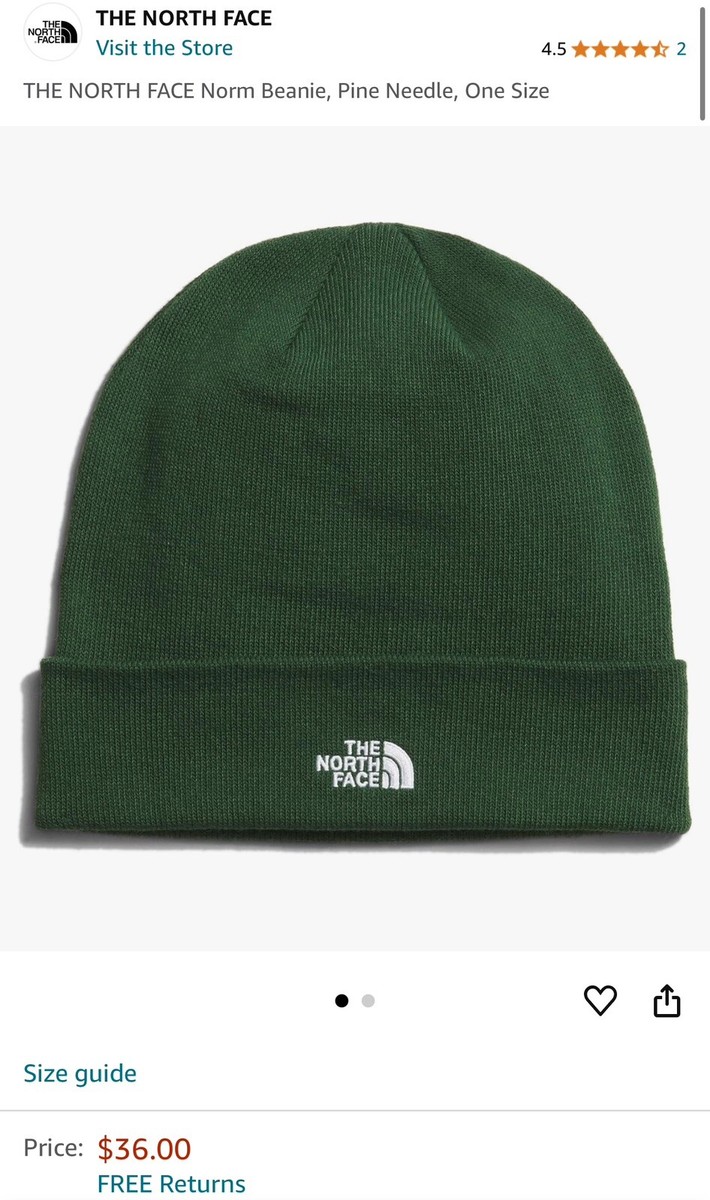 Norm Beanie North Face Green Beanie Knit Bonnet North Face Homme