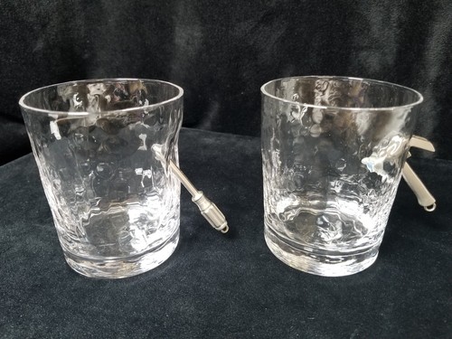 2 Shannon Crystal Handyman Handylady Glasses With Hammer, Screwdriver Handles - Picture 6 of 7